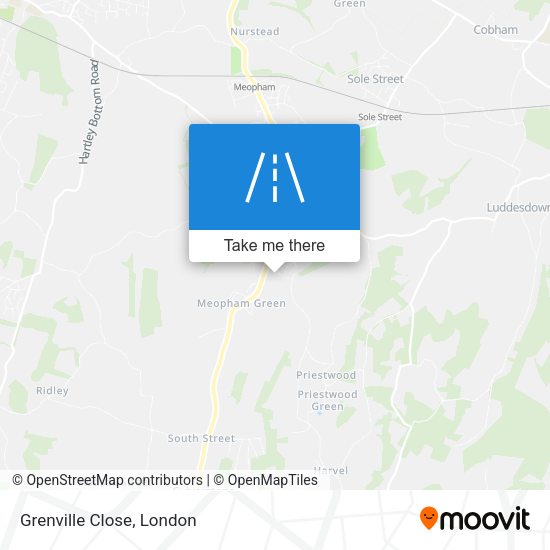 Grenville Close map
