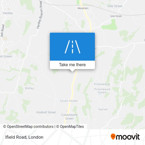 Ifield Road map