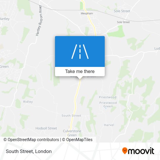 South Street map
