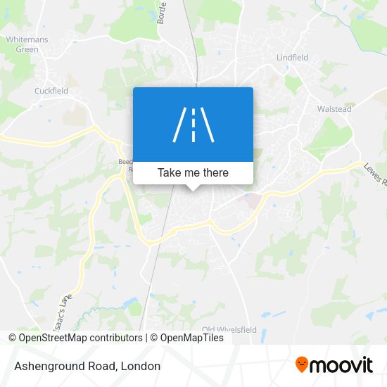 Ashenground Road map