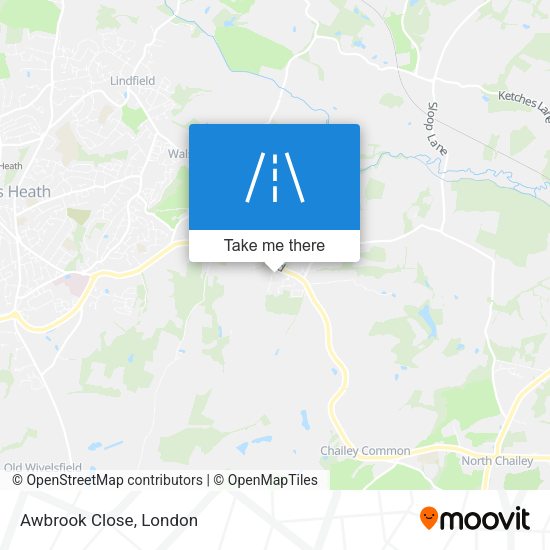Awbrook Close map