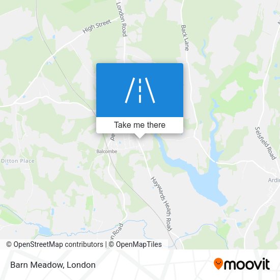 Barn Meadow map