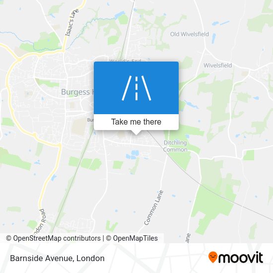 Barnside Avenue map