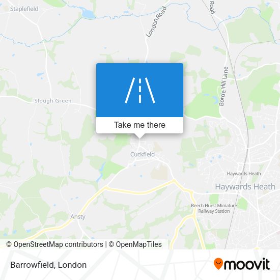 Barrowfield map