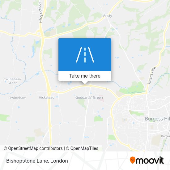 Bishopstone Lane map