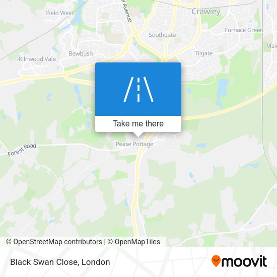 Black Swan Close map