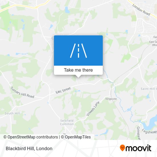 Blackbird Hill map