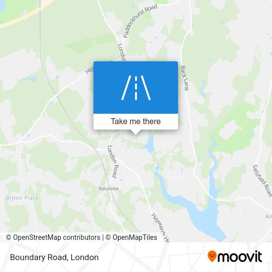 Boundary Road map