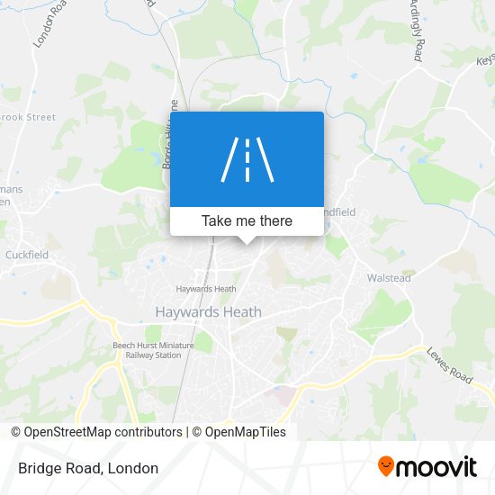 Bridge Road map