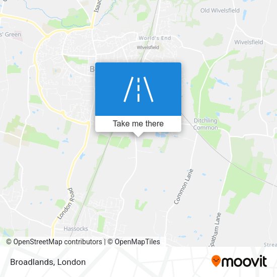 Broadlands map