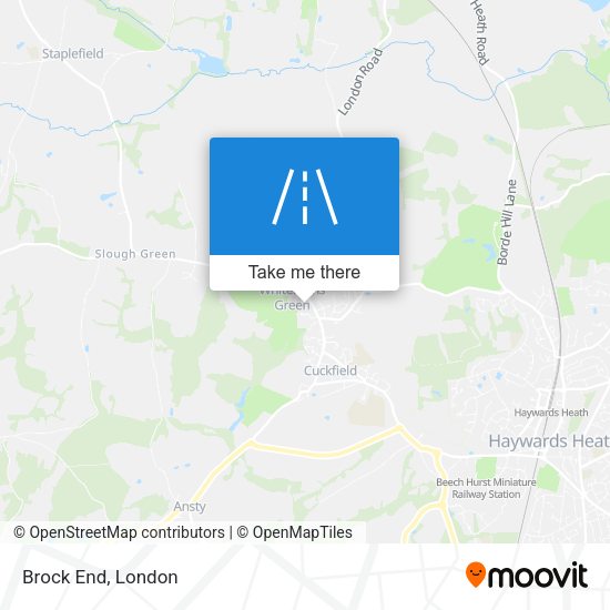 Brock End map