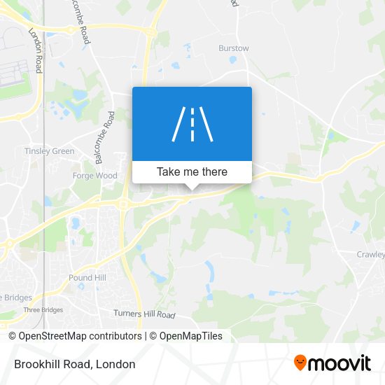 Brookhill Road map