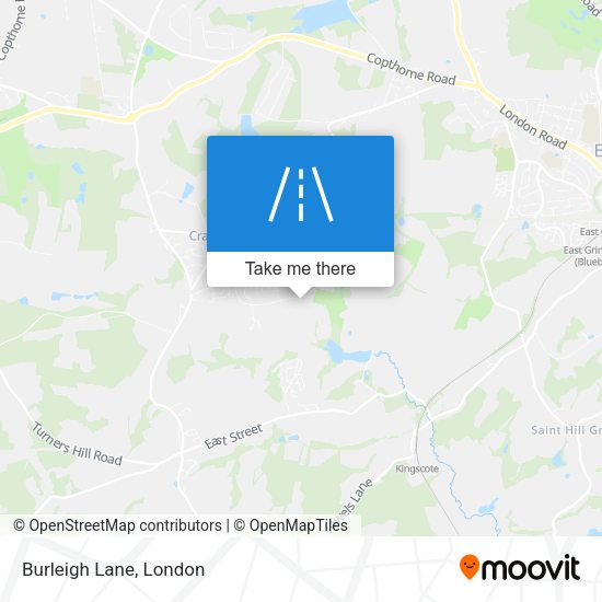 Burleigh Lane map