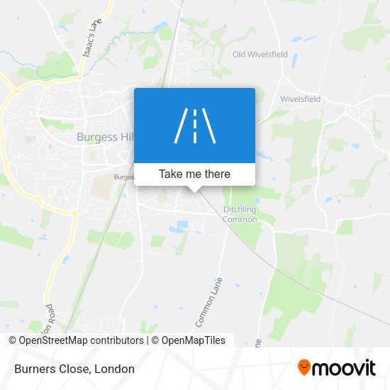 Burners Close map