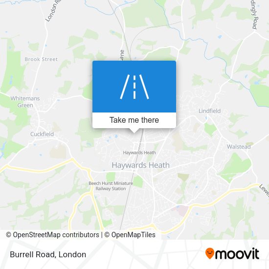 Burrell Road map