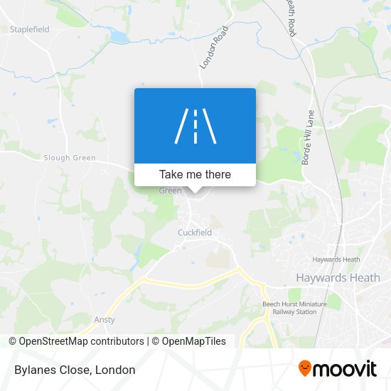 Bylanes Close map