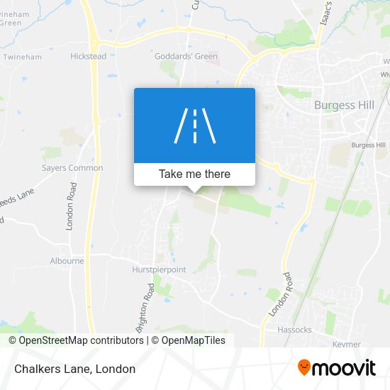 Chalkers Lane map