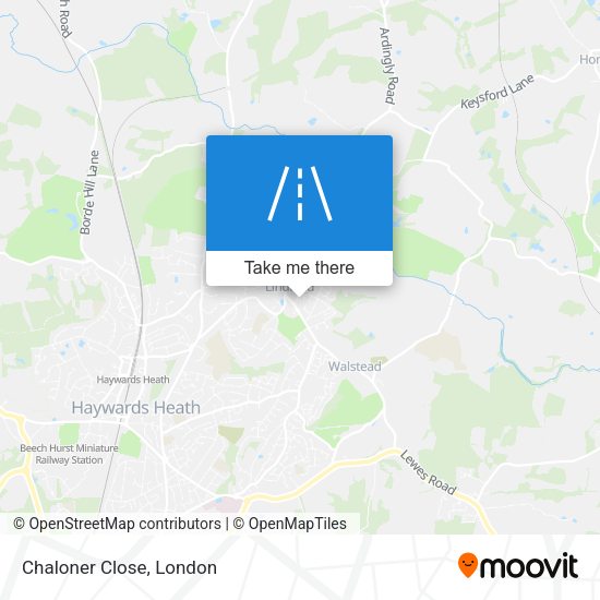 Chaloner Close map