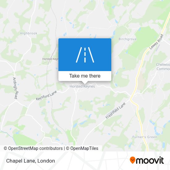 Chapel Lane map