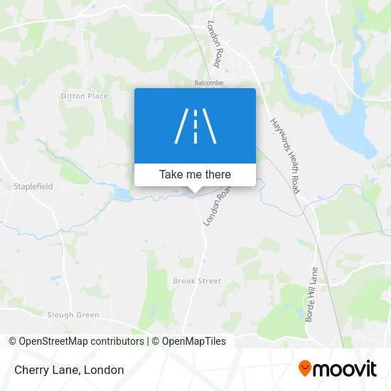 Cherry Lane map