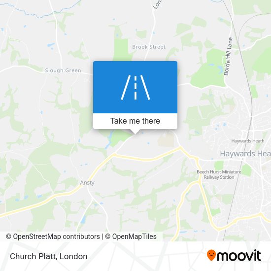 Church Platt map