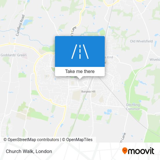 Church Walk map