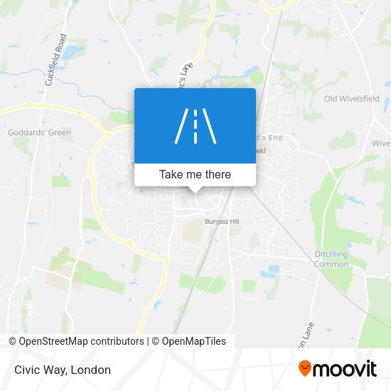 Civic Way map