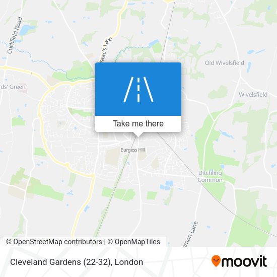Cleveland Gardens (22-32) map