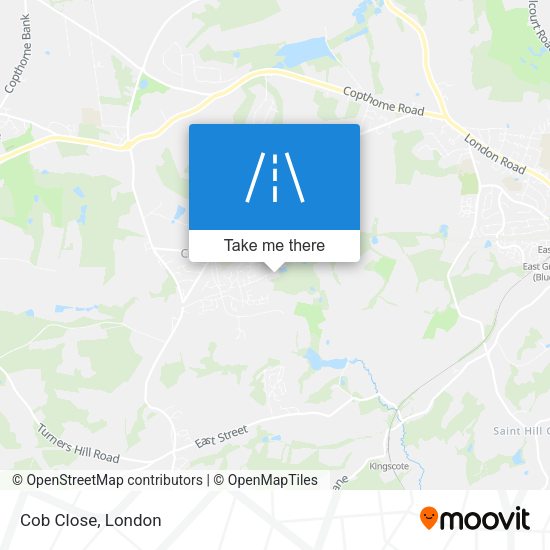 Cob Close map