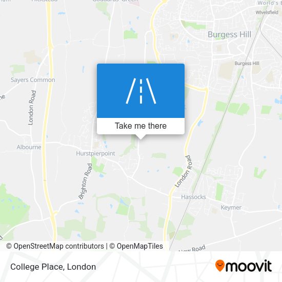 College Place map