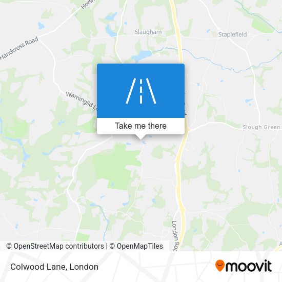 Colwood Lane map