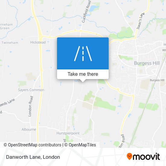 Danworth Lane map
