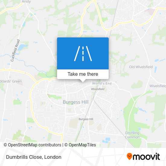 Dumbrills Close map