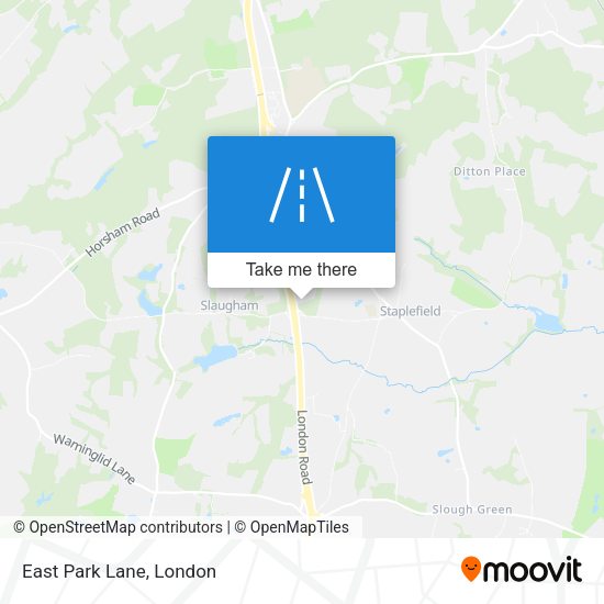 East Park Lane map