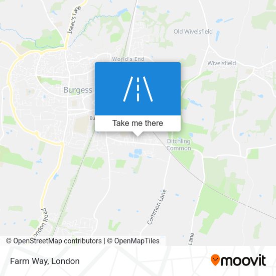 Farm Way map