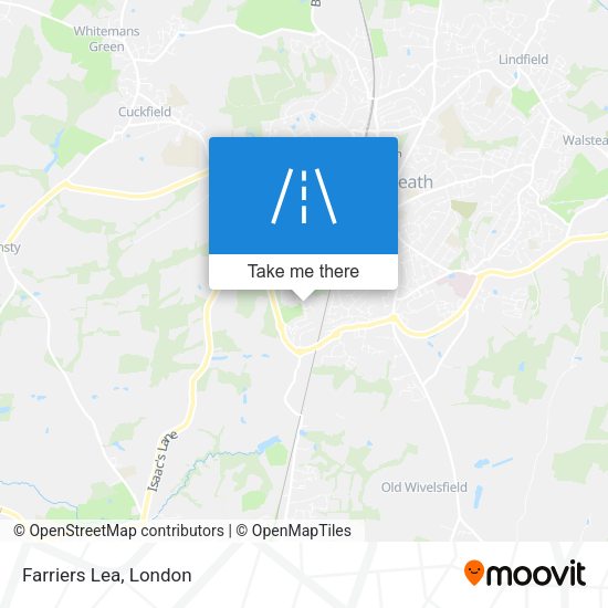 Farriers Lea map