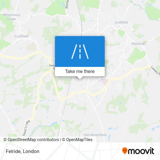 Felride map