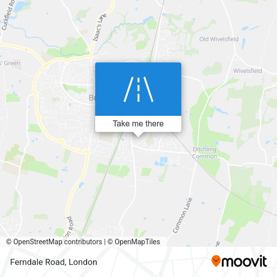 Ferndale Road map