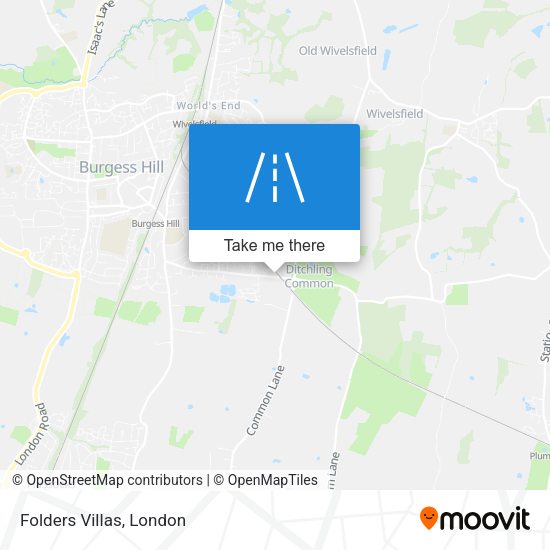 Folders Villas map