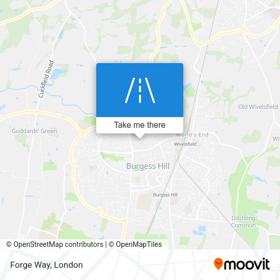 Forge Way map