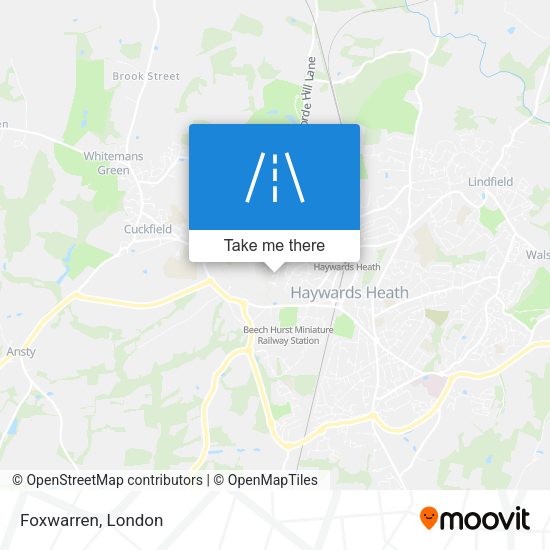 Foxwarren map