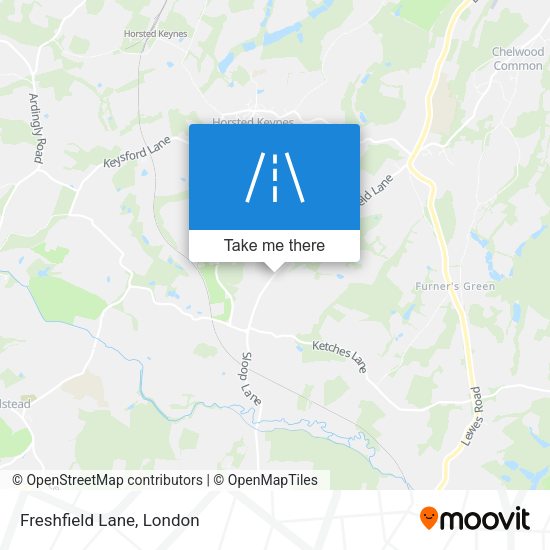 Freshfield Lane map