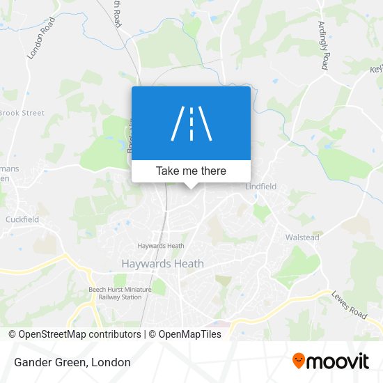 Gander Green map