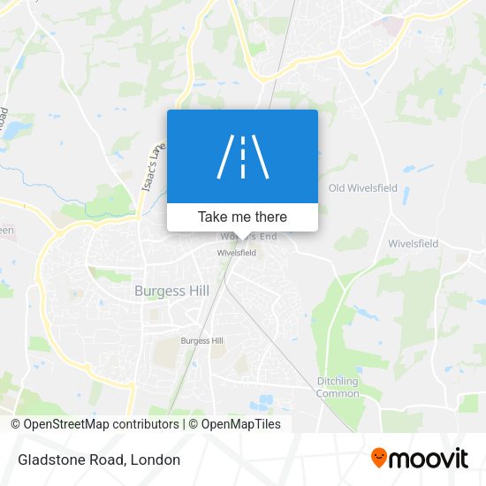 Gladstone Road map