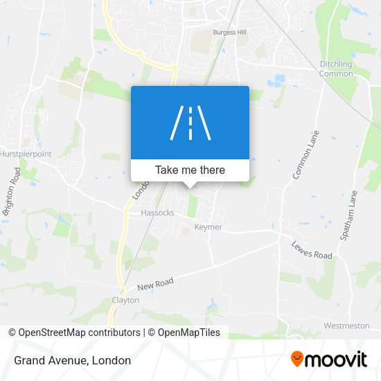 Grand Avenue map