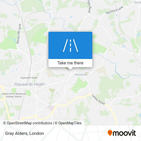 Gray Alders map