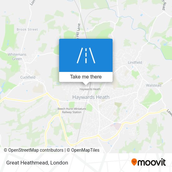 Great Heathmead map