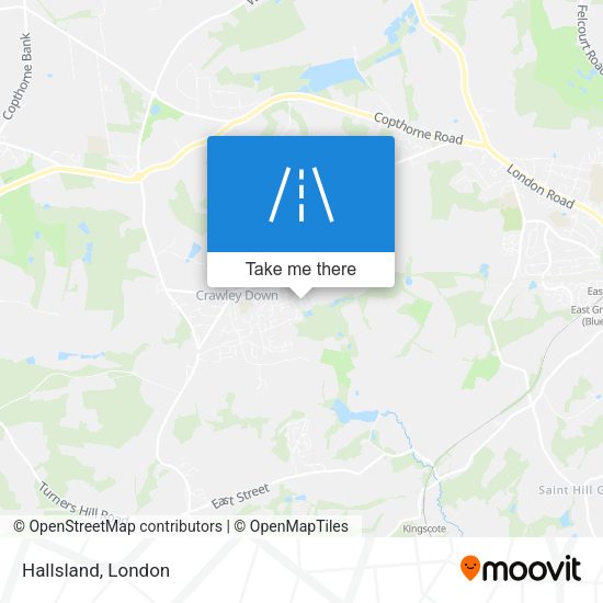 Hallsland map