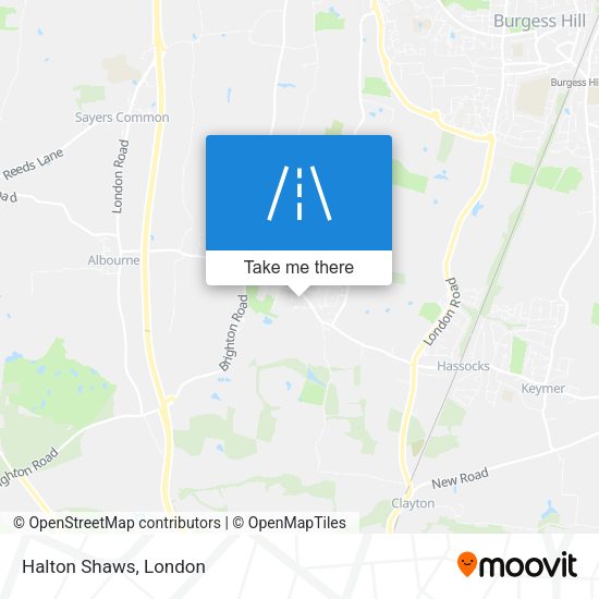 Halton Shaws map