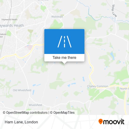 Ham Lane map